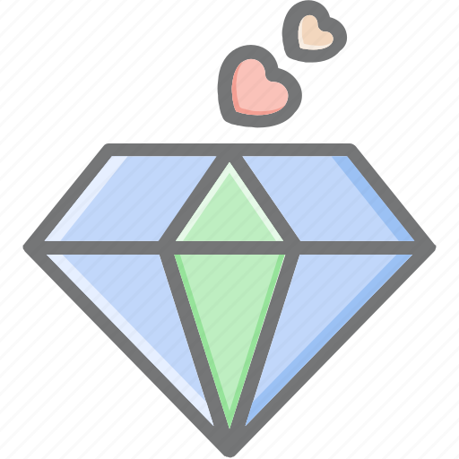 Diamond, stone, crystal, precious icon - Download on Iconfinder