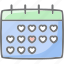 calendar, love, date, valentine 