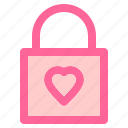heart, love, padlock, relationship, romance, valentine