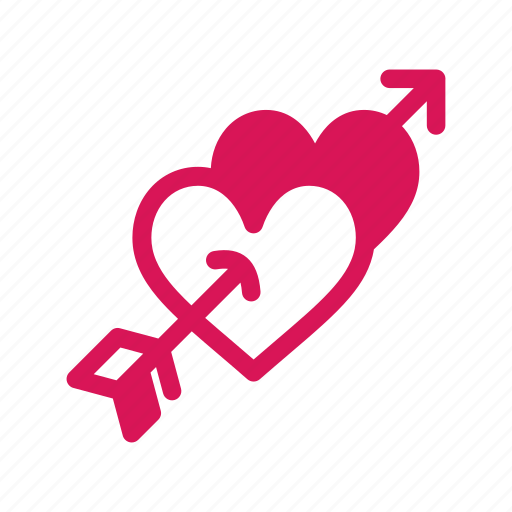 Arrow, arrows, heart, hearts, love, romantic, wedding icon - Download on Iconfinder