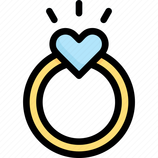 Engagement, honeymoon, love, relationship, ring, romance, valentine’s day icon - Download on Iconfinder