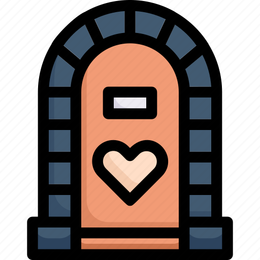 Dungeon, heart, honeymoon, love, relationship, romance, valentine’s day icon - Download on Iconfinder