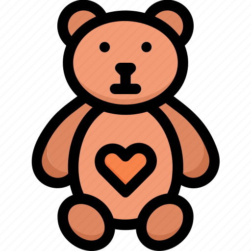Bear, honeymoon, love, relationship, romance, teddy, valentine’s day icon - Download on Iconfinder