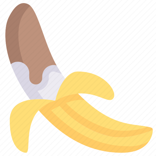 Banana, chocolate, fruit, love, relationship, romance, valentine’s day icon - Download on Iconfinder