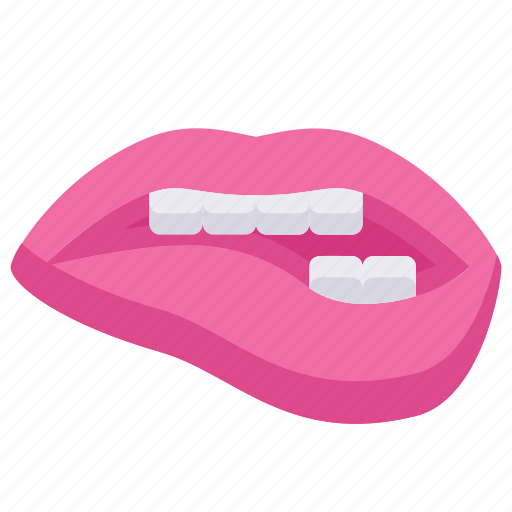 Bite, honeymoon, lip, love, relationship, romance, valentine’s day icon - Download on Iconfinder