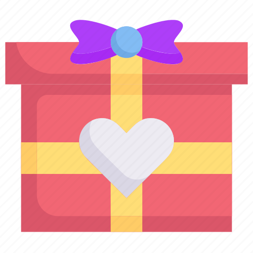 Gift box, honeymoon, love, present, relationship, romance, valentine’s day icon - Download on Iconfinder