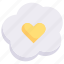 fried egg, heart, honeymoon, love, relationship, romance, valentine’s day 
