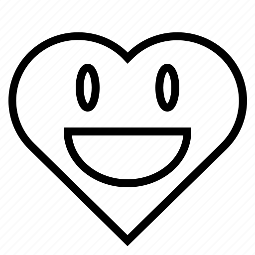 Heart, interface, like, love, shape, smile, valentine icon - Download on Iconfinder