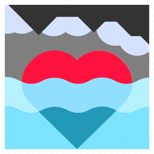 Float, heart, ice, iceberg, love, mountain, rock icon - Download on Iconfinder