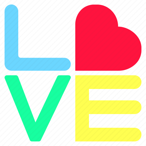 Heart, like, love, romantic, sign, valentines, word icon - Download on Iconfinder