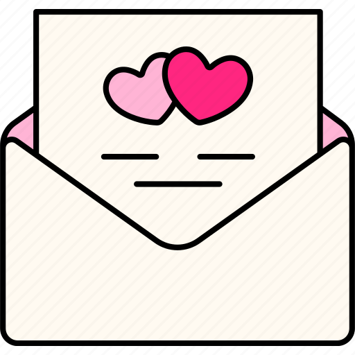 Envelope, paper, heart icon - Download on Iconfinder