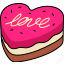 cake, heart, love, valentine, wedding, romantic, cute 