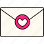 envelope, stamp, heart, love, valentine, wedding, romantic, cute 