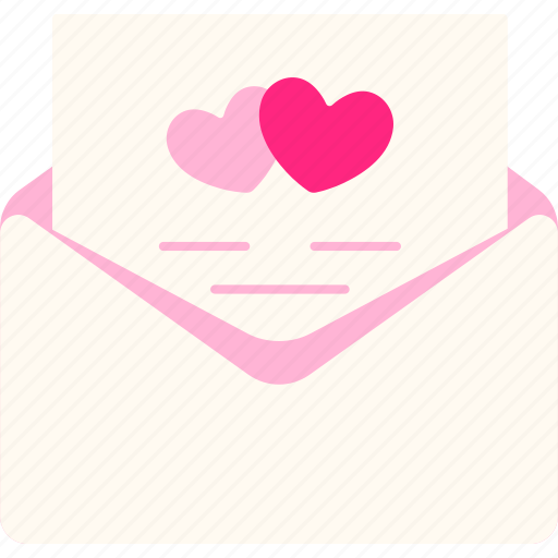 Envelope, paper, heart, love, valentine, wedding, romantic icon - Download on Iconfinder