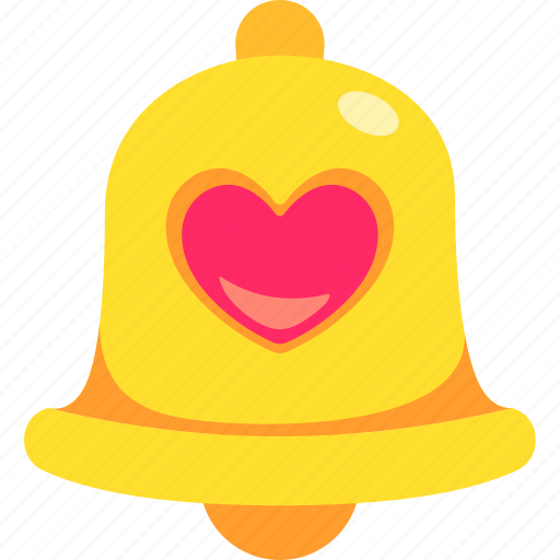 Bell, heart, love, valentine, wedding, romantic, cute icon - Download on Iconfinder