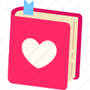 book, heart, love, valentine, wedding, romantic, cute
