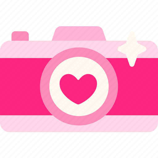 Camera, heart, love, valentine, wedding, romantic, cute icon - Download on Iconfinder