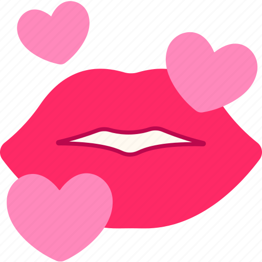 Heart, lips, kiss, love, valentine, wedding, romantic icon - Download on Iconfinder