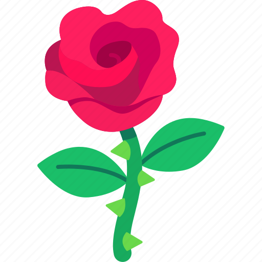 Rose, love, valentine, wedding, heart, romantic, cute icon - Download on Iconfinder