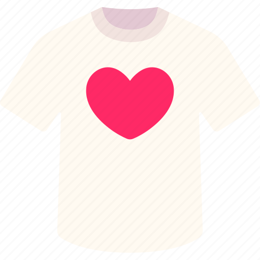 Shirt, heart, love, valentine, wedding, romantic, cute icon - Download on Iconfinder