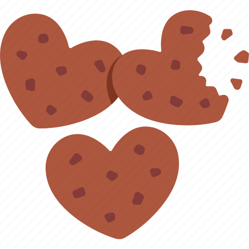 Cookie, love, valentine, wedding, heart, romantic, cute icon - Download on Iconfinder