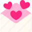 envelope, pop, up, heart, love, valentine, wedding, romantic, cute 
