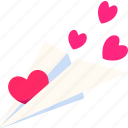 paper, plane, heart, love, valentine, wedding, romantic, cute