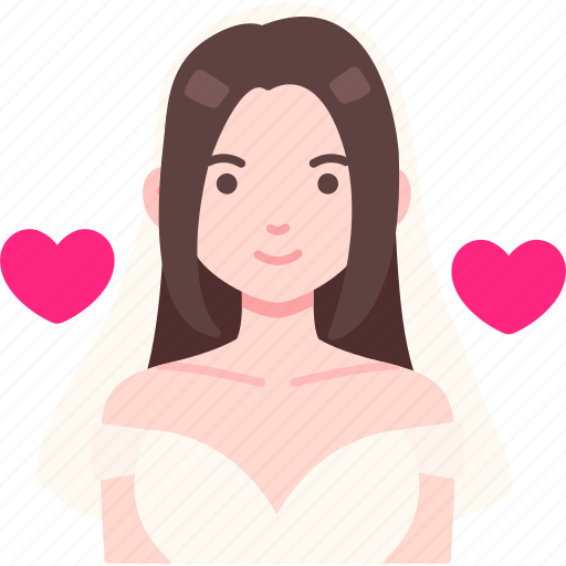 Woman, inlove, avatar, love, valentine, wedding, heart icon - Download on Iconfinder