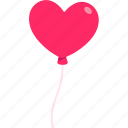 heart, balloon, love, valentine, wedding, romantic, cute