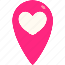 location, pin, heart, love, valentine, wedding, romantic, cute
