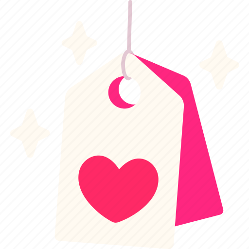 Tag, heart, love, valentine, wedding, romantic, cute icon - Download on Iconfinder