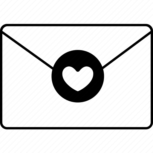 Envelope, stamp, heart icon - Download on Iconfinder