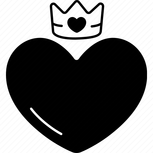 Heart, crown, love, valentine, wedding, romantic, cute icon - Download on Iconfinder
