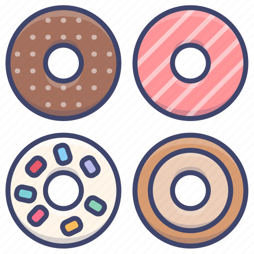 Donut, donuts, food, snack icon - Download on Iconfinder