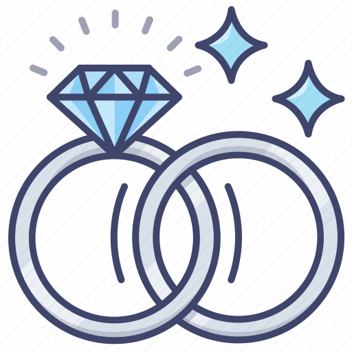 Engagement, marriage, rings, wedding icon - Download on Iconfinder