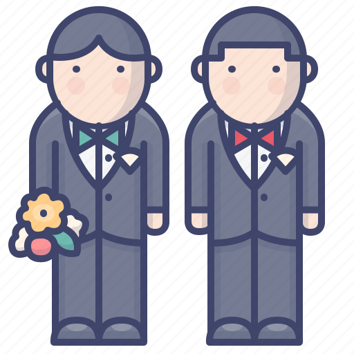 Gay, groom, marriage, wedding icon - Download on Iconfinder