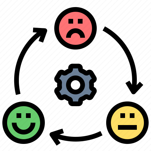 Emotion, intelligence, cycle, management, feedback, satisfaction, change icon - Download on Iconfinder