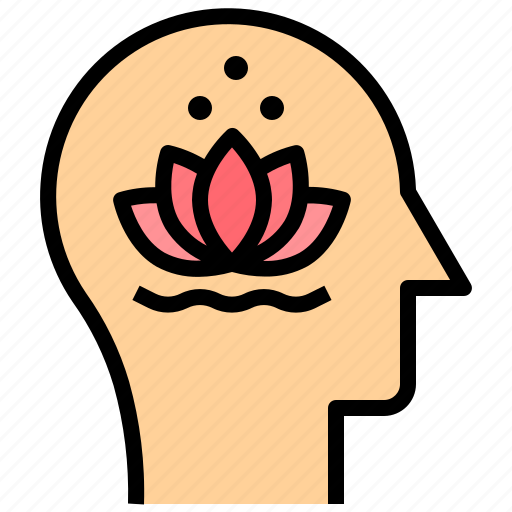 Meditation, peaceful, calm, mind, relax, therapy, mental icon - Download on Iconfinder
