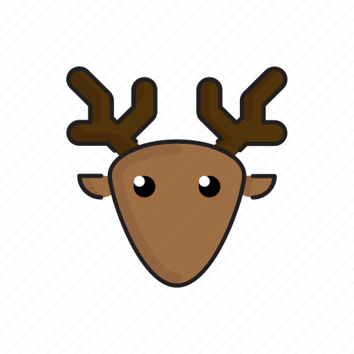Animal, cute, deer, funny, head, wild, zoo icon - Download on Iconfinder