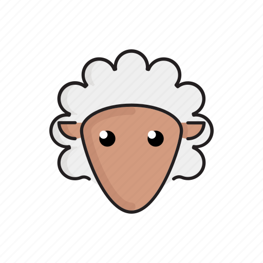 Animal, cute, funny, head, pet, sheep, zoo icon - Download on Iconfinder