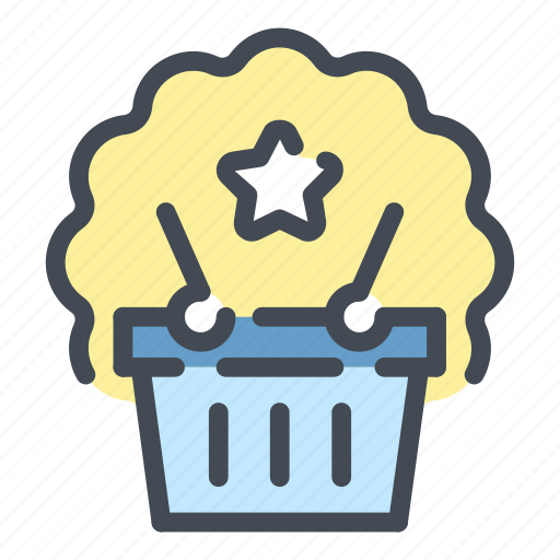 Shop, shopping, cart, basket, star, reward, best icon - Download on Iconfinder