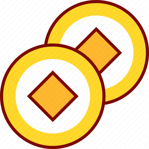 Coin, lucky, lunar, money, prosperity icon - Download on Iconfinder