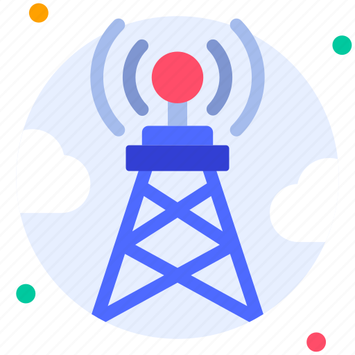 Antenna, satellite, radio, tower, signal, communication media, device icon - Download on Iconfinder