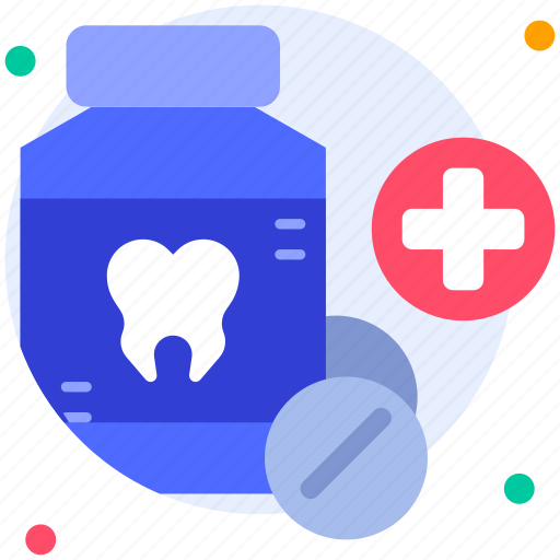 Medicine, tooth medicine, dental care, pills, bottle, dental, dentist icon - Download on Iconfinder