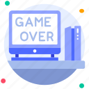 game over, lose, die, computer, device, esports, game, gaming, gamer