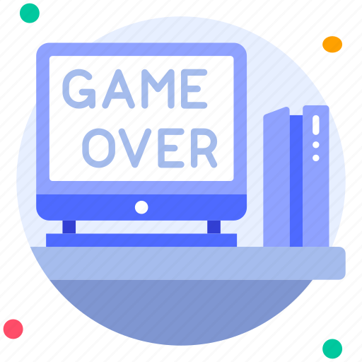 Game over, lose, die, computer, device, esports, game icon - Download on Iconfinder