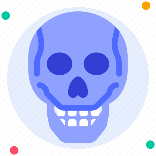 Skull, skeleton, bone, head, dead, human organ, medical checkup icon - Download on Iconfinder