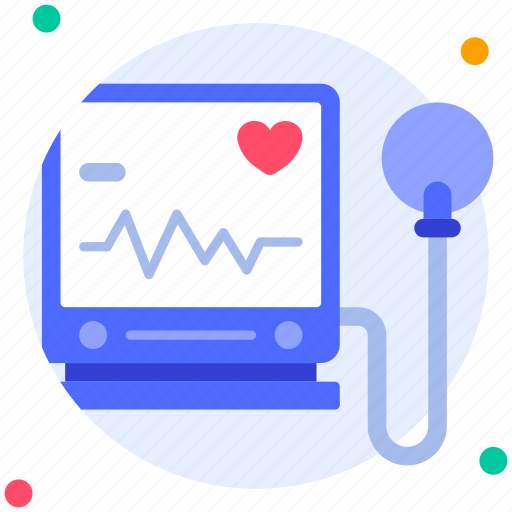 Electrocardiogram, ecg, cardiogram, ecg monitor, heartbeat, medical instrument, medical icon - Download on Iconfinder