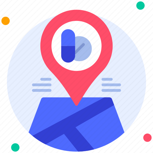 Location, drugstore, shop, pin, map, pharmacy, medicine icon - Download on Iconfinder