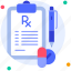 prescription, rx, medical report, pills, clipboard, pharmacy, medicine, medical, hospital 